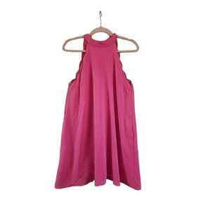 Loveriche Barbiecore pink halter swing dress size medium